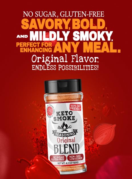 Bold and Zesty Combo – Keto Smoke 2-Pack: Original Blend + Mexican Fiesta (Small Bottle) | Smoky, Zesty & Flavor-Packed | Keto-Friendly, Sugar-Free, Low Sodium image 3