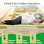 Minthouz 4" Ultra-Thick Memory Foam Camping Self Inflating Sleeping Pad - Image 5