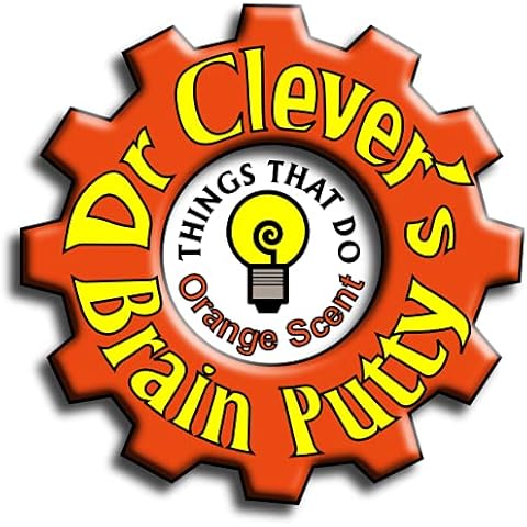 Dr Clever Stress Putty | Sensory Relief | Fidget Toy | Relax and Concentrate | Easy Orange Scented 20g tin Cover