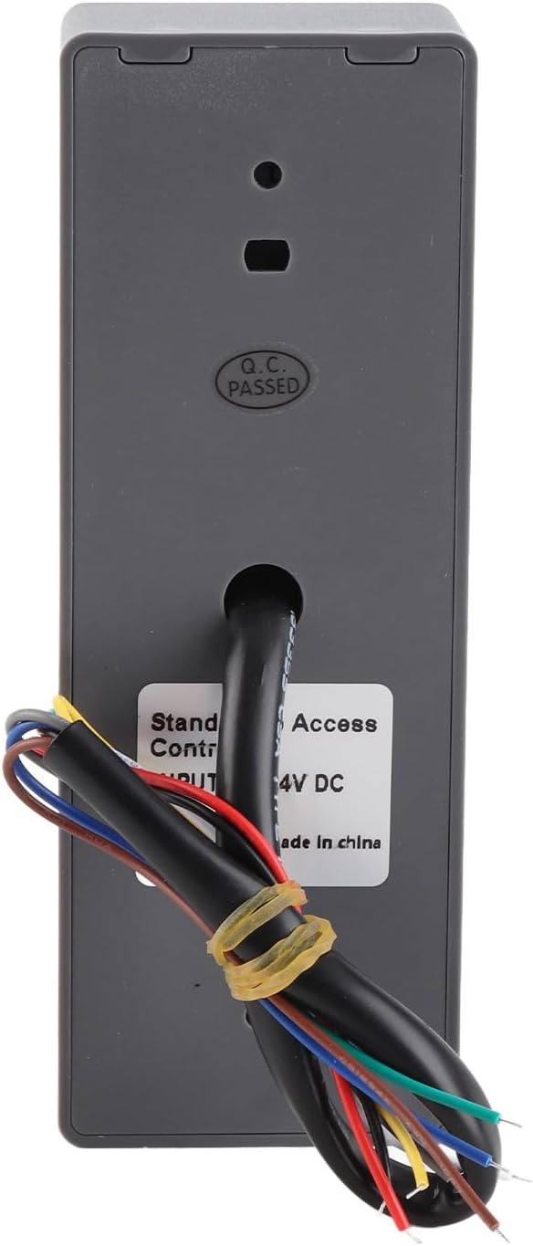 pad Access Control System, Door rity Lock with IP67 0 User Capacity, EM Card Reader for Home Hotel, Black ABS Pla with Exit and