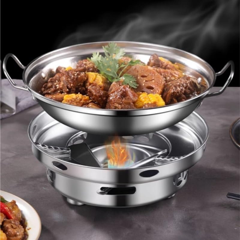 Platos de frotamiento redondos for calentadores de buffet bufetera