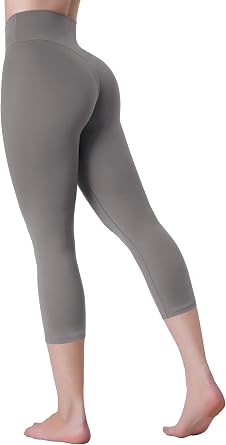 Sunzel Sustainable Butt Lifting Capri Leggings for Women High Waist No Front Seam Tummy Control Booty Workout Yoga Pants