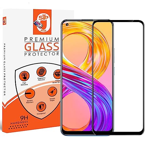Image of STP FEEL Tempered Glass Screen Protector Compatible for Realme 11 (6.43 Inch) | Edge to Edge Coverage and Easy Installation Kit