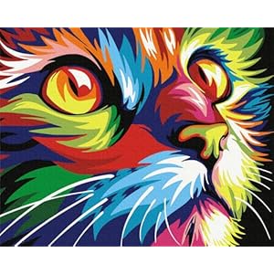 Koncci Toile Peinture 20x25cm, 10 Toile a Peindre Pré-Étirée 100% Coton