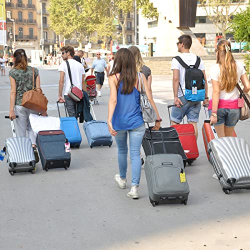 Étiquettes à bagages vierges blanches antichoc en MDF pour éviter la perte de valise