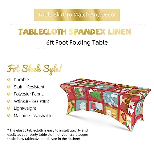 Nappe rectangulaire universelle PEIXEN lavable pour table pliante