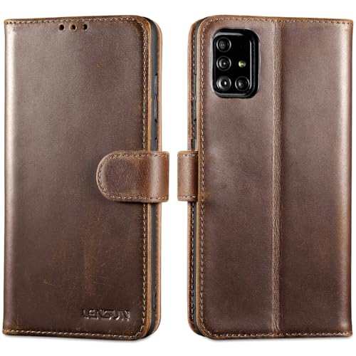 Coque pour Samsung Galaxy A51 avec Housse Portefeuille et Fermoir Aimanté