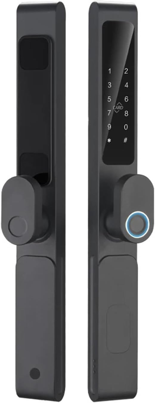 IP65 Waterproof Smart WiFi Fingerprint Digital Electronic Lock for Home Apartments (Color : 2885 Hook, Size : Silver Color) (3085 Silver Color)