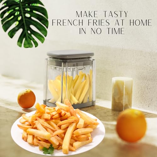 Brieftons PerfectCut Vegetable Chopper: 4-Blade Veggie Dicer Fruit Slicer, Potato French Fry Cutter, Wedge Cutter, Onion Chopper, Egg Slicer with 5 Recipe Ebooks, Safe to Use, Easy to Clean & Store - Image 4