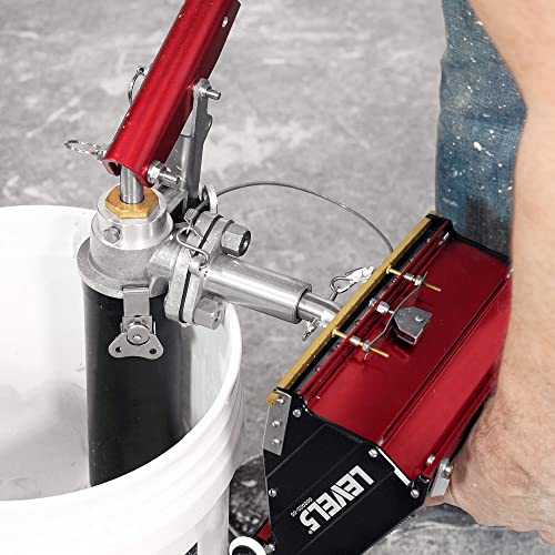 Level5 Automatic Drywall Taping And Finishing Tool Set | 4-600 | Automatic Taper, 10”/12" Flat Boxes, 3” Angle Head, 7” Corner Applicator Box, Corner Roller, Standard Handles, Pump, Gooseneck #TOP6