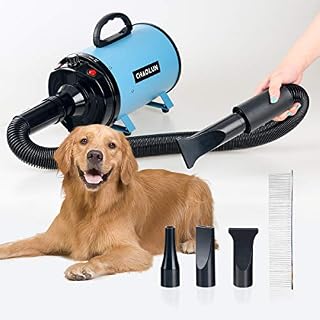 CHAOLUN High Velocity Pet Hair Dryer - Blower Grooming Dryer with Heater Dogs