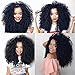 12 Inch Short Passion Twist Hair 6 Bundles Marlybob Kinky Curly Crochet Hair for Black Women Jerry Curly Braiding Hair (6 Bundles 12 Inch, 1b#)