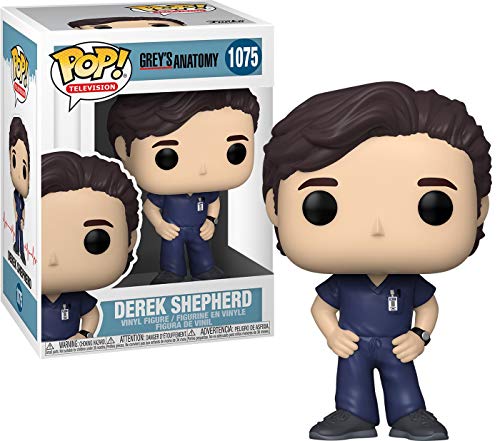 Funko Pop! TV: Grey's Anatomy-Derek Shepherd Collectible Toy - Collectable Vinyl Figure - Gift Idea - Official Merchandise - Toys for Kids & Adults - TV Fans - Model Figure for Collectors and Display