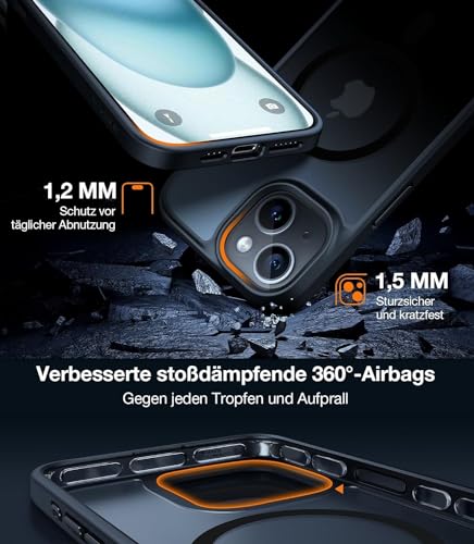 iPhone 13 Hülle TORRAS für MagSafe mit militärischem Schutz