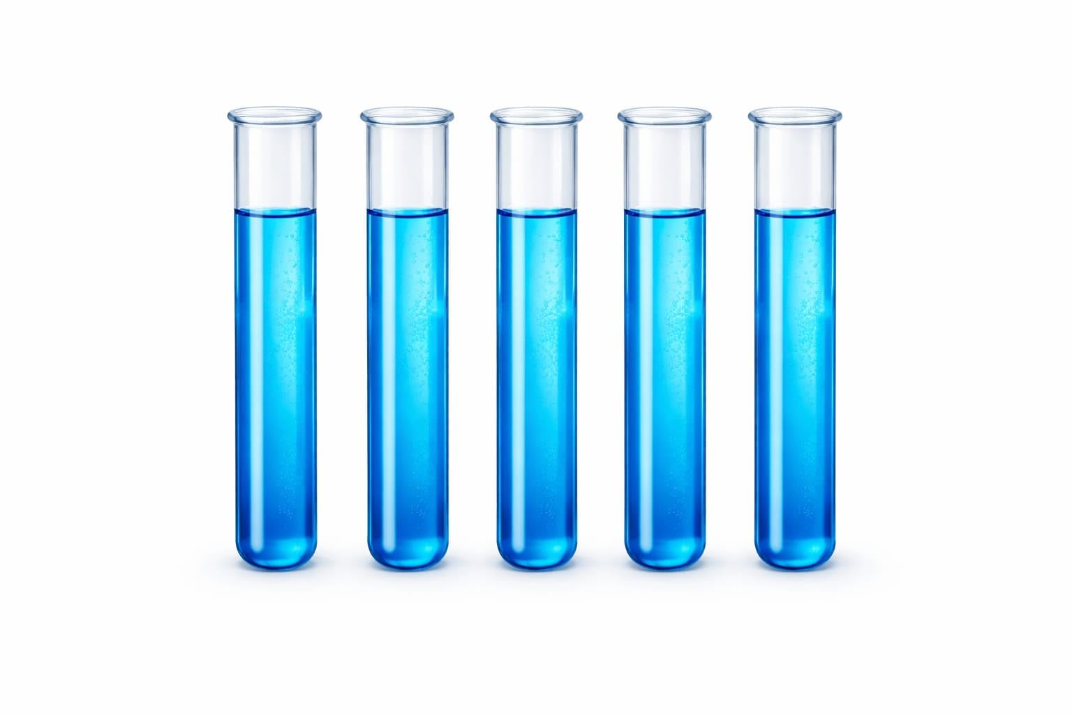 Borosilicate Glass Test Tubes, Round Bottom, 15mm x 125mm, Laboratory Grade, Set of 6-image-44