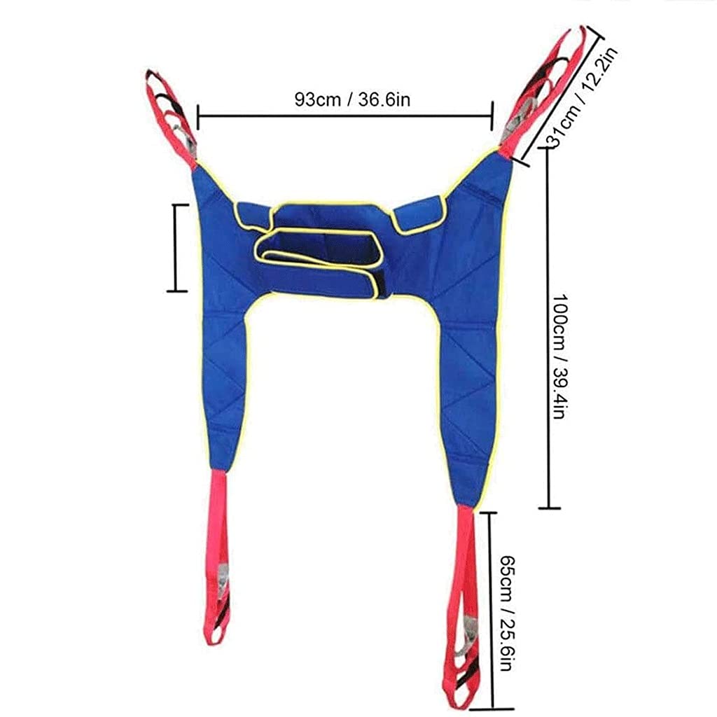 Inturón de Transferencia Médica de Elevación - Grúa de Paciente - Paciente Cinturón De Transferencia para Bariátrico, Enfermería,Anciano, Discapacitado, Cuerpo Completo Y Postrado En Cama