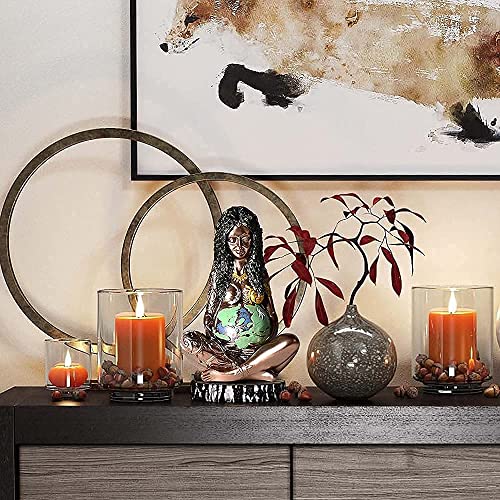 Jimbon Gaia Mother Earth Statue, 6Inch H Nature Moon Goddess Statue, Spiritual Items Figurines Statuette Gifts For Womens Day, Earth Day,Mother's Day,Easter Day Modern Home Room Decor For Altar #TOP3