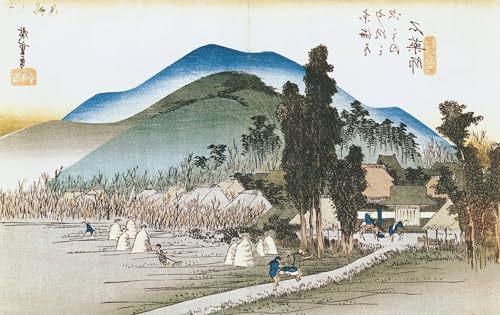 Cartel del lienzo abstracto Ishiyakushi Utagawa Hiroshige cuadros de pinturas famosas 60x90