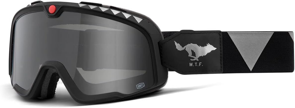 100% BARSTOW Premium Protective Sport Goggles with Minimal Frame (El Solitario - Smoke Lens)