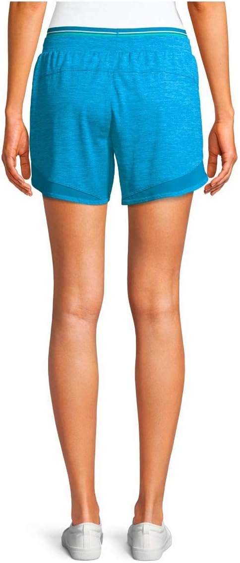 Avia Activewear Women's Running Short with Bike Liner (2XL 20, Calypso Green) - Image 2