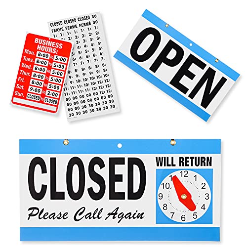 image for SUMBLIME LED Open Sign with Remote for Window - Bright Electric Neon L