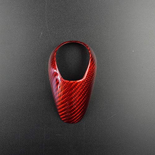 Red Carbon Fiber Center Console Gear Shift Knob Trim Cover for BMW M2 M3 M4 F80 F82 F83 F87