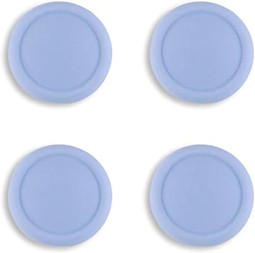 Vista 65 de eXtremeRate PlayVital - Tapas para joystick Switch Lite, tapa analógica de silicona para empuñaduras de pulgar OLED Joycon - Gris claro