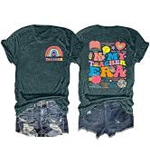 Teacher Shirt Women in My Teacher Era T Shirt Funny Teacher Graphic Tees Short Sleeve T-Shirt Tea...