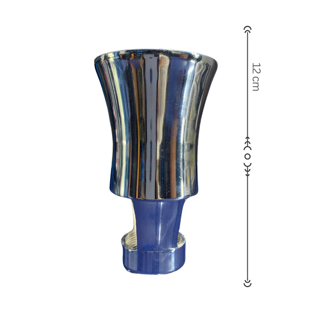 Chrome Plated Brass Geyser Jet Nozzle - 1" Water Spray Sprinkler, Ideal for Garden Pond, Outdoor Fountains and Water Feature, Set of 1 1