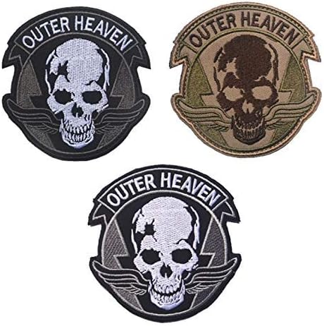 OYSTERBOY Outer Heaven Tactical Patch 3pcs (Hook Backing)