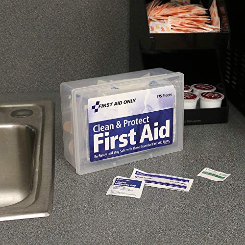 First Aid Only 59695 Clean & Protect Everyday Emergency First Aid Kit for Home, Work and Travel, 175 Pieces - Image 4