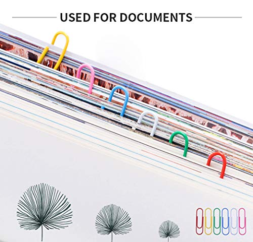 Paper Clips, 40 Pack 4 Inches Mega Large Paper Clips - 100mm Extra Large Multicolored Jumbo Coated Paperclips Big Sheet Holder for Office School Document Organizing