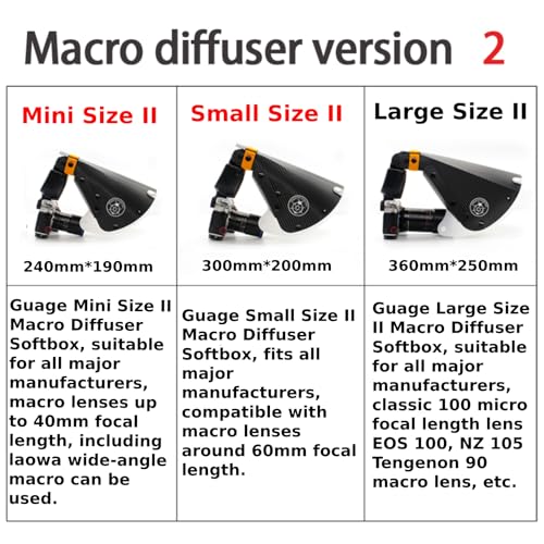 Diffuseur de flash macro anti-ombre pour fleurs et insectes - 5