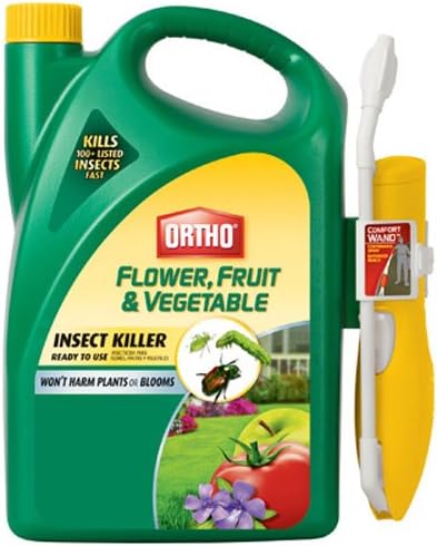 Ortho Flower, Fruit and Vegetable Insect Killer with Comfort Wand, 1-Gallon (Garden Insecticide)