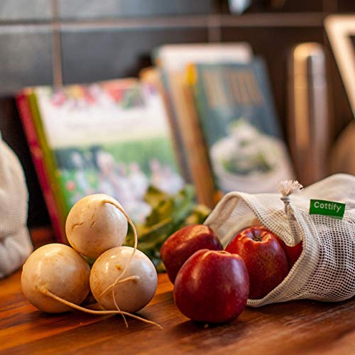 Reusable Organic Cotton Produce Bags (12+1) - Image 6