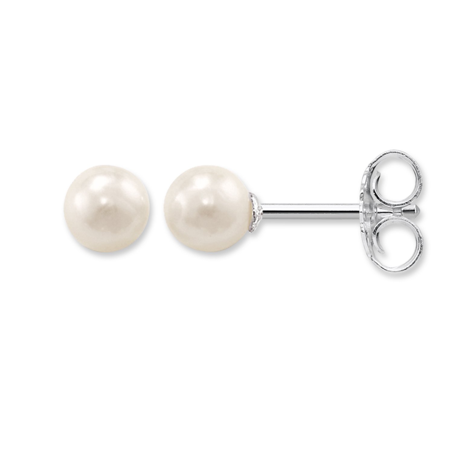 Thomas Sabo Pearl Stud Earrings Large 925 Sterling Silver H1431