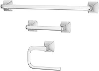 Vista 14 de Pfister Bruxie Portapapel Higiénico, Soporte para Rollo de Papel Higiénico del Baño, Montaje en Pared, Atornillado, Acabado Níquel Cepillado Spot