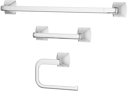 Miniatura 14 de Pfister Bruxie Portapapel Higiénico, Soporte para Rollo de Papel Higiénico del Baño, Montaje en Pared, Atornillado, Acabado Níquel Cepillado Spot