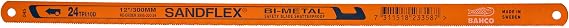 SnapOn 3906-300-24-5P Bahco 12-Inch Sand Flex Bi Metal Hand Hacksaw Blade, 5-Pack