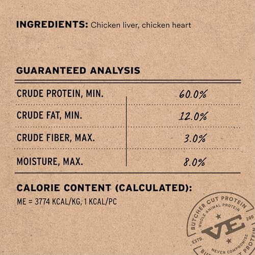 image for Vital Essentials Chicken Giblets Cat Treats, 1 oz | Freeze-Dried Raw |