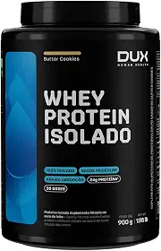 Dux - Whey Protein Isolado - 900g - Butter Cookies
