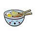 REAL SIC Ramen Enamel Pin - Cute Kawaii Noodle Lapel Pin - Ramen Fashion Accessory for Jackets, Backpacks, Bags, Hats & Tops