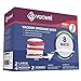 Vacwel Ziplock Storage Bags Vacuum Space Savers for Clothing Storage, Medium, Large & Jumbo Vacuum Storage Bags (2 of Each) + 2 Non-Vacuum Compression Bags (Total: 8 Bags + 1 Free Travel Pump)