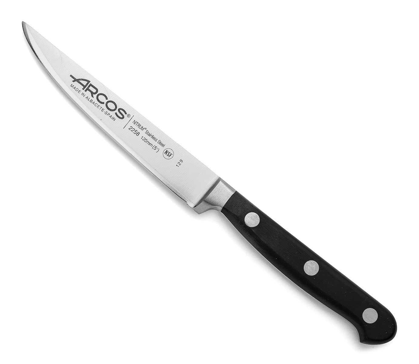 Couteau à steak Arcos 120 mm idéal pour vos viandes grillées