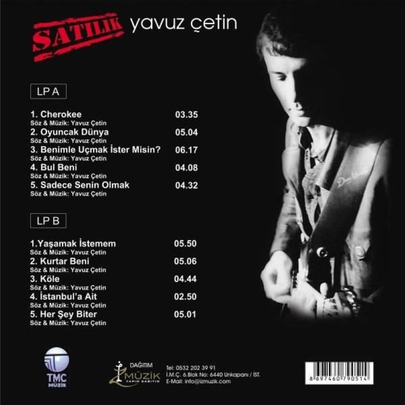 Yavuz Çetin Satılık Plak Electric Blue Renkli Plak, LP - My Yonca