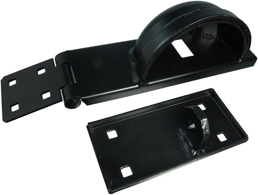 3 x HASPS & Staples with Lock Protecting Security BAR LH Left Hand