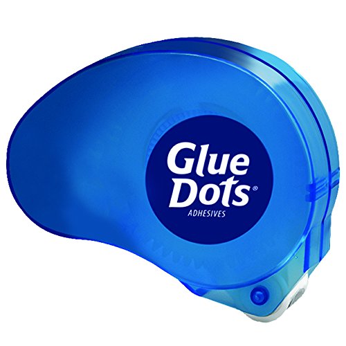 Dot N Go GD118 Permanent Glue Dots Dispenser, Blue (Pack of 6)