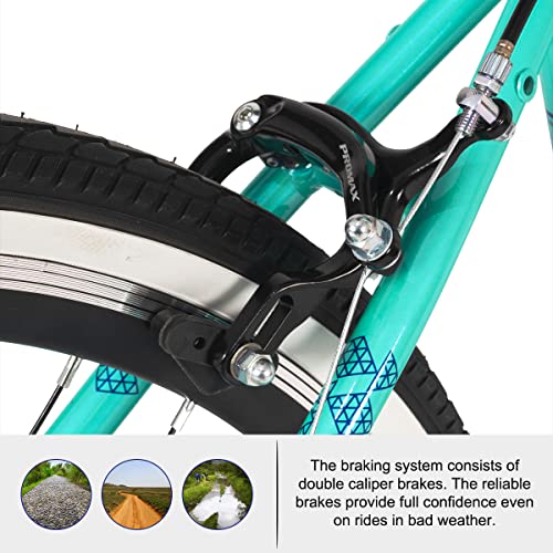 Hiland 700C Wheels Hybrid Bike for Mens and Womens,