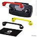 Produktbild CamKix Transport-Clips Kompatibel mit DJI Mavic/Platinum - Fernbedienung Schutzabdeckungen für den Steuerknüppel - Thumbstick-Schutzhalterungen - 3er-Pack, Schwarz, Gelb und Rot