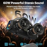 Monster Prism Pro Portable Bluetooth Speaker 60W TWS RGB Outdoor — image 4